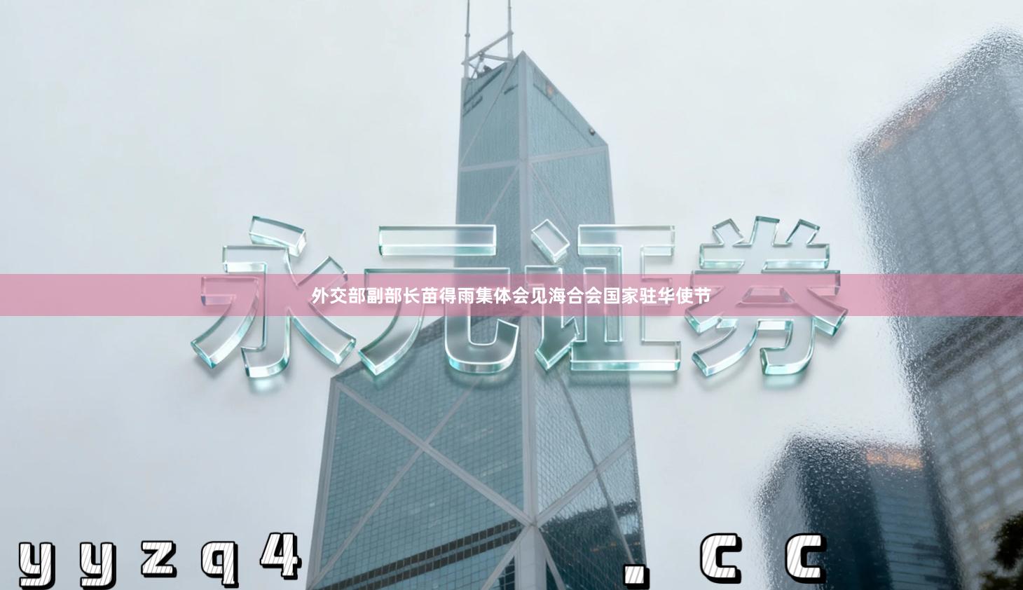 外交部副部长苗得雨集体会见海合会国家驻华使节